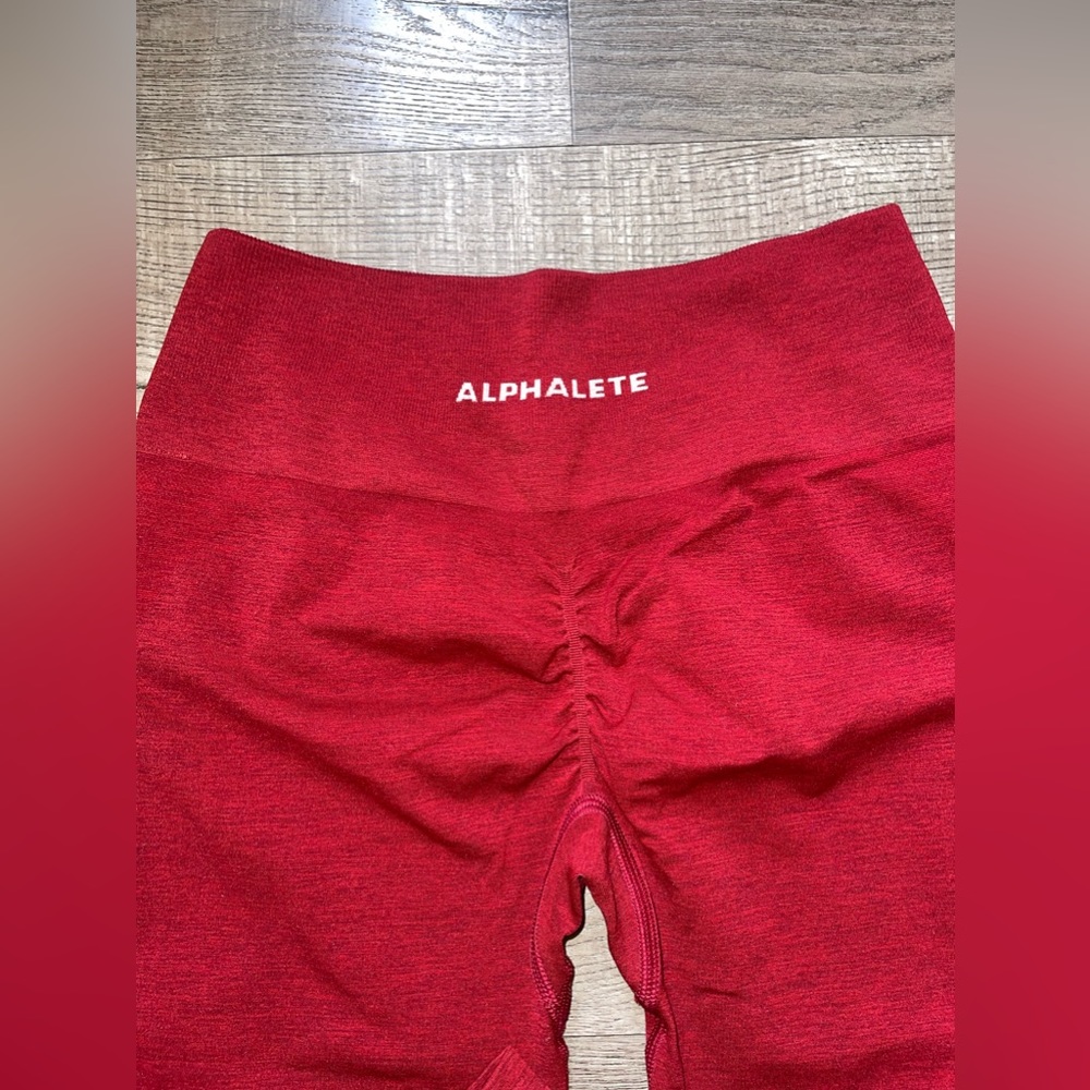 Alphalete Amplify Legging Scarlet, Size MD